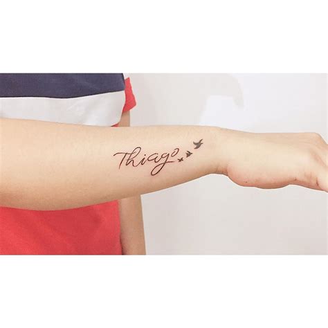 tatuaje de nombre thiago|Tatuajes con el nombre thiago